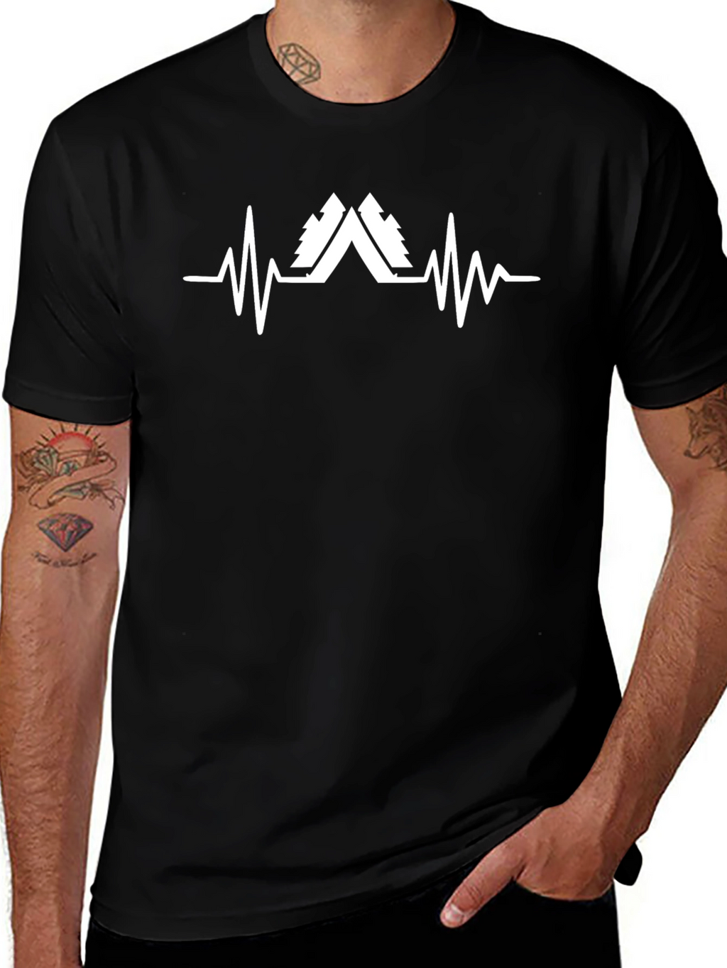 Outdoor Adventure Heartbeat T-Shirt