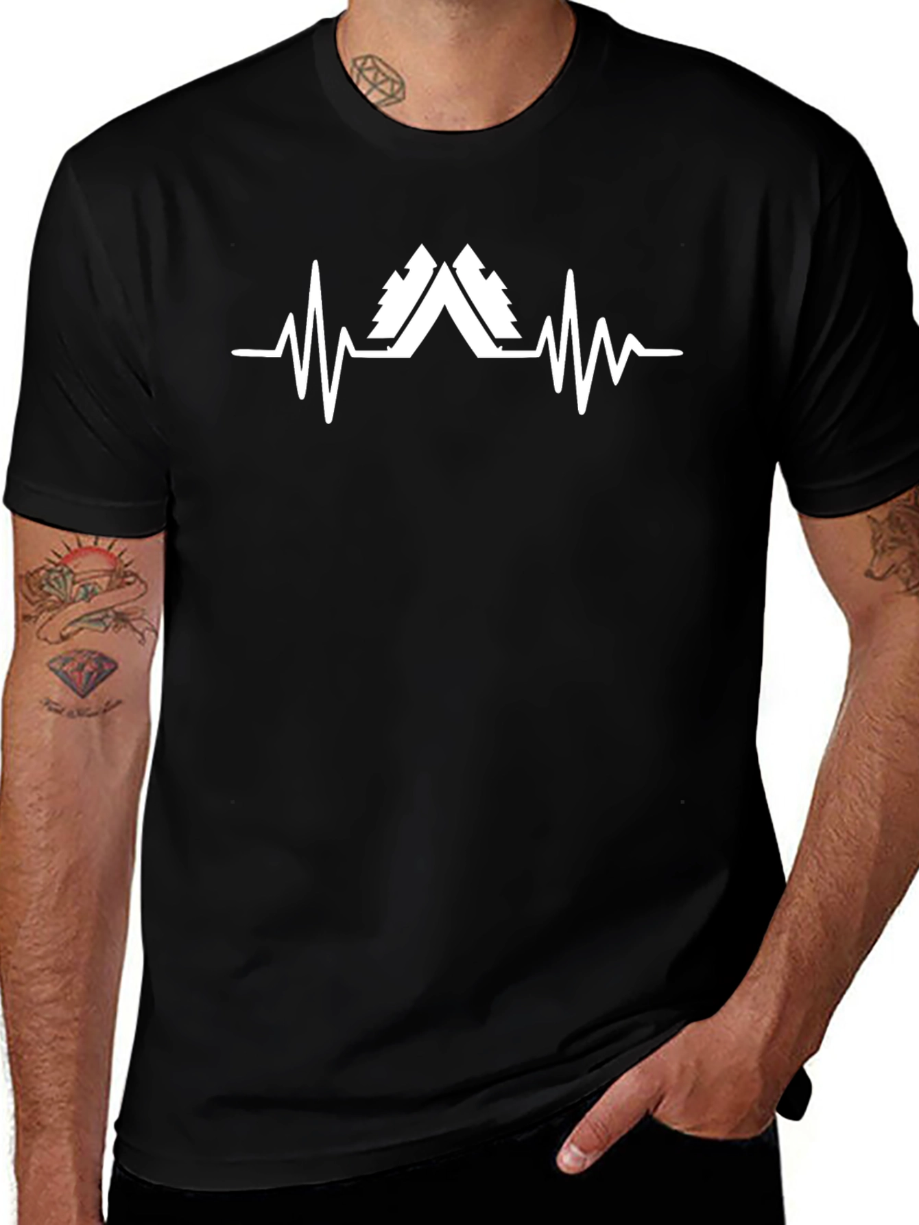 Outdoor Adventure Heartbeat T-Shirt