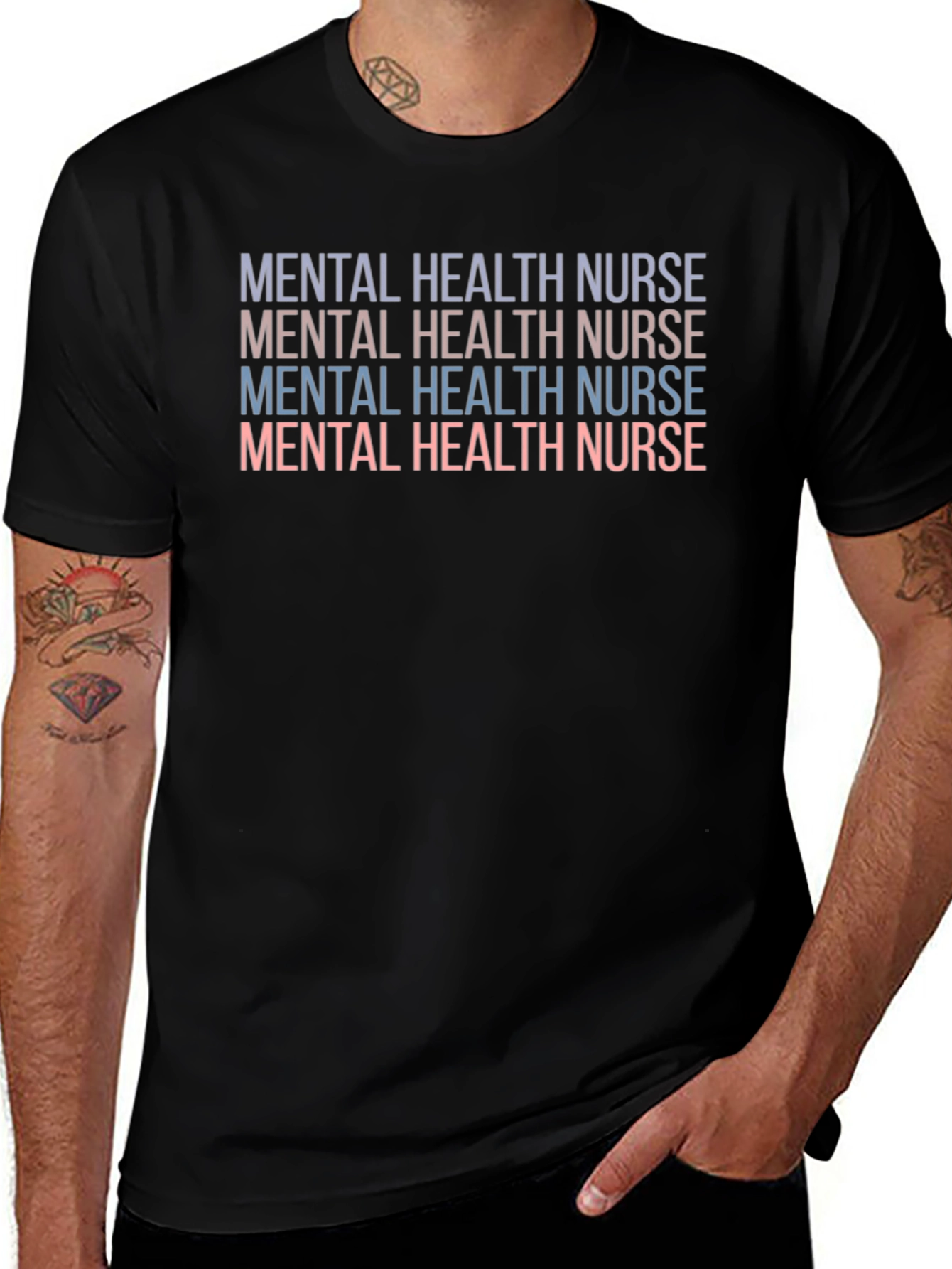 Mental Health Nurse Graphic T-Shirt