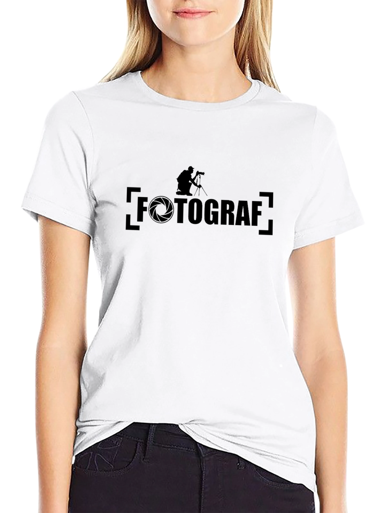 Fotograf Black T-Shirt - Photographer Graphic Tee