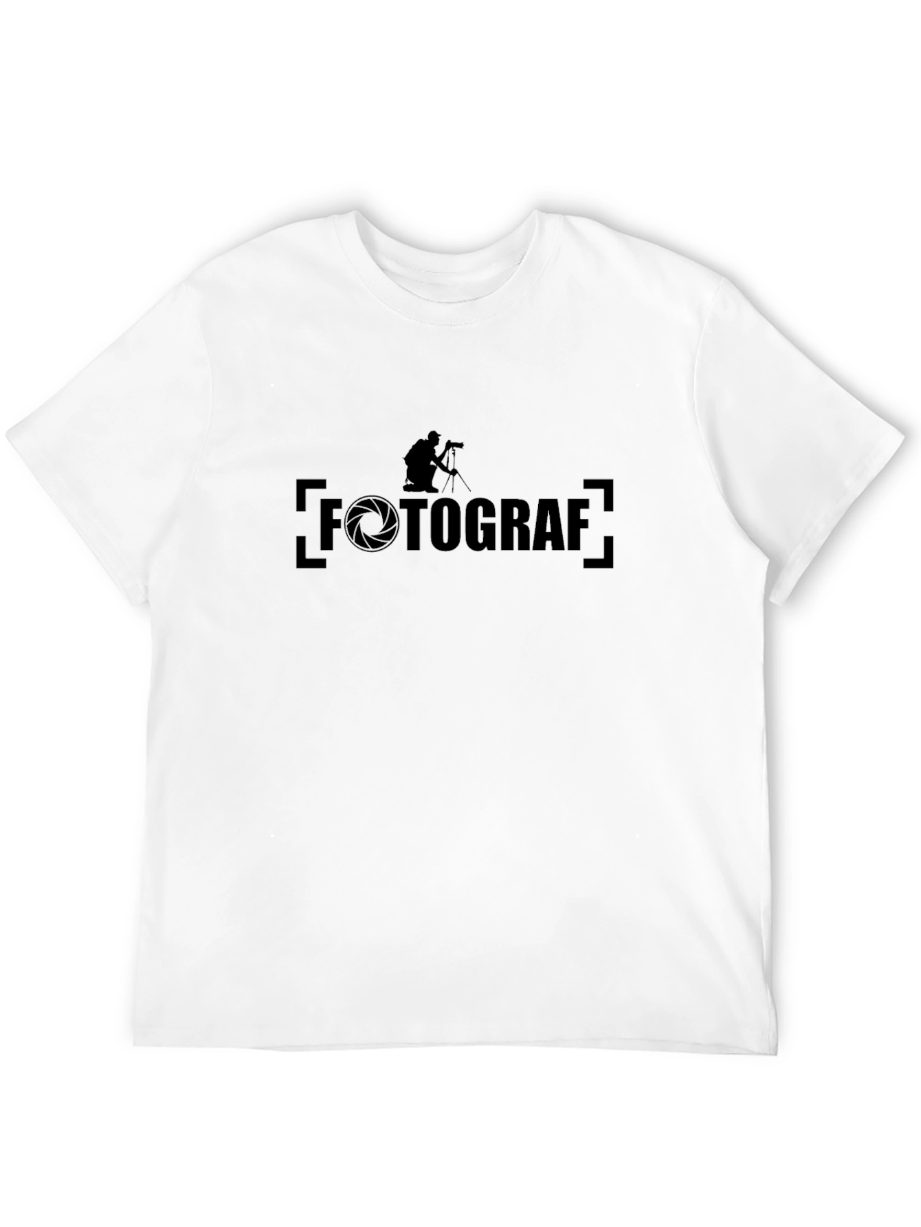 Fotograf Black T-Shirt - Photographer Graphic Tee
