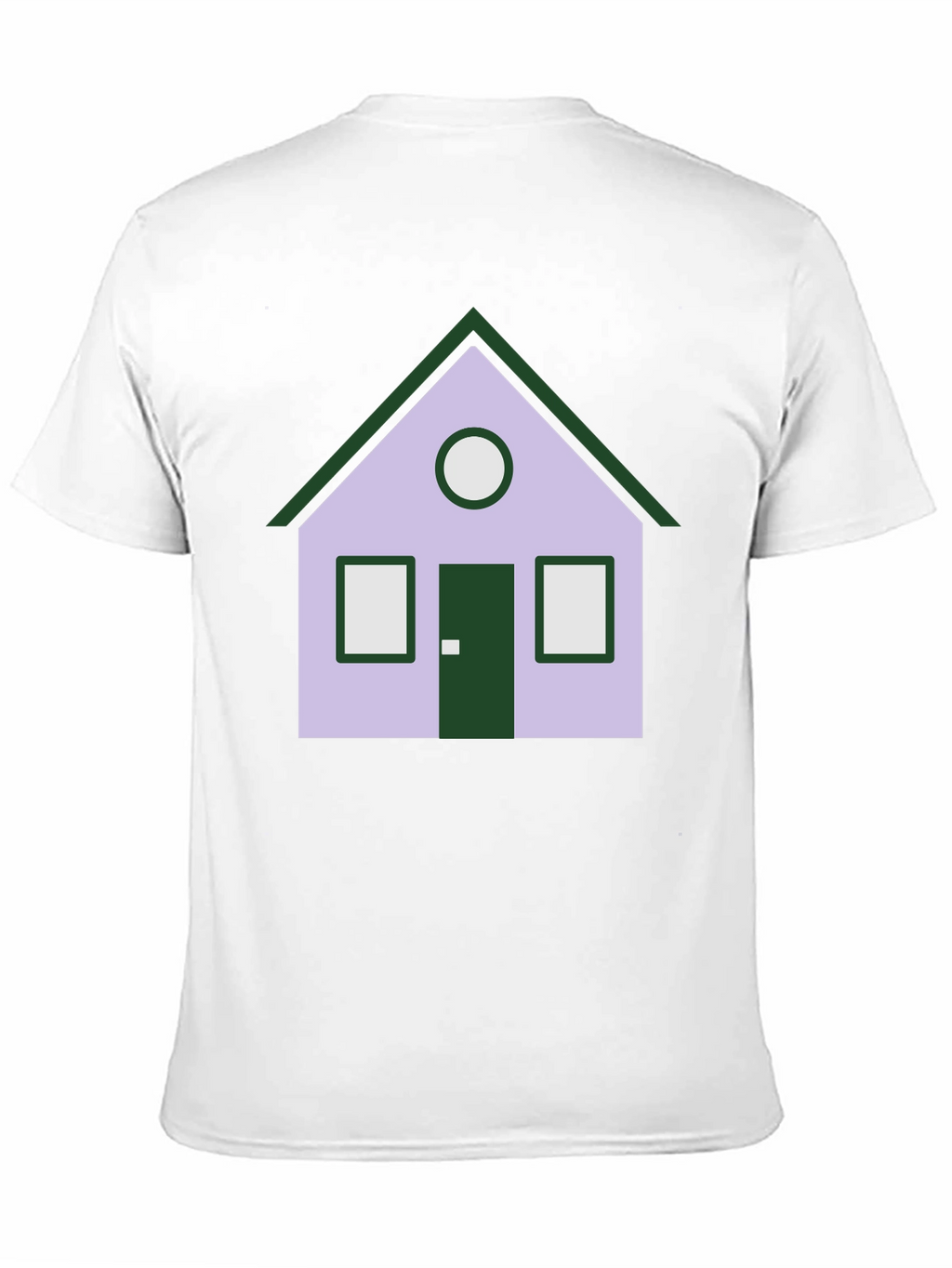 House Graphic Tee - Unique Design Black
