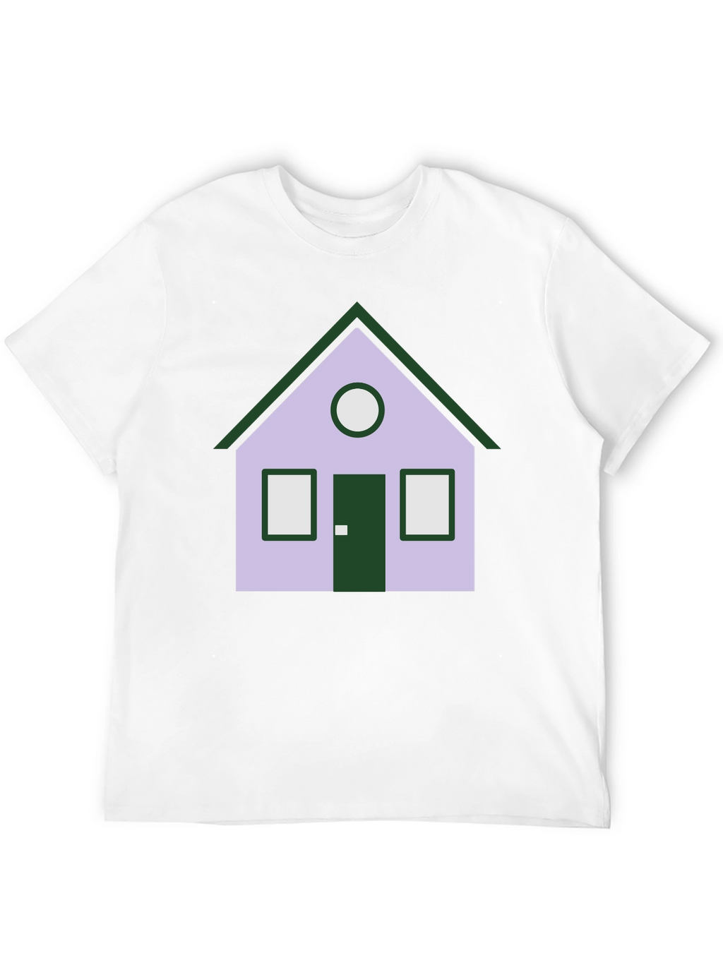 House Graphic Tee - Unique Design Black