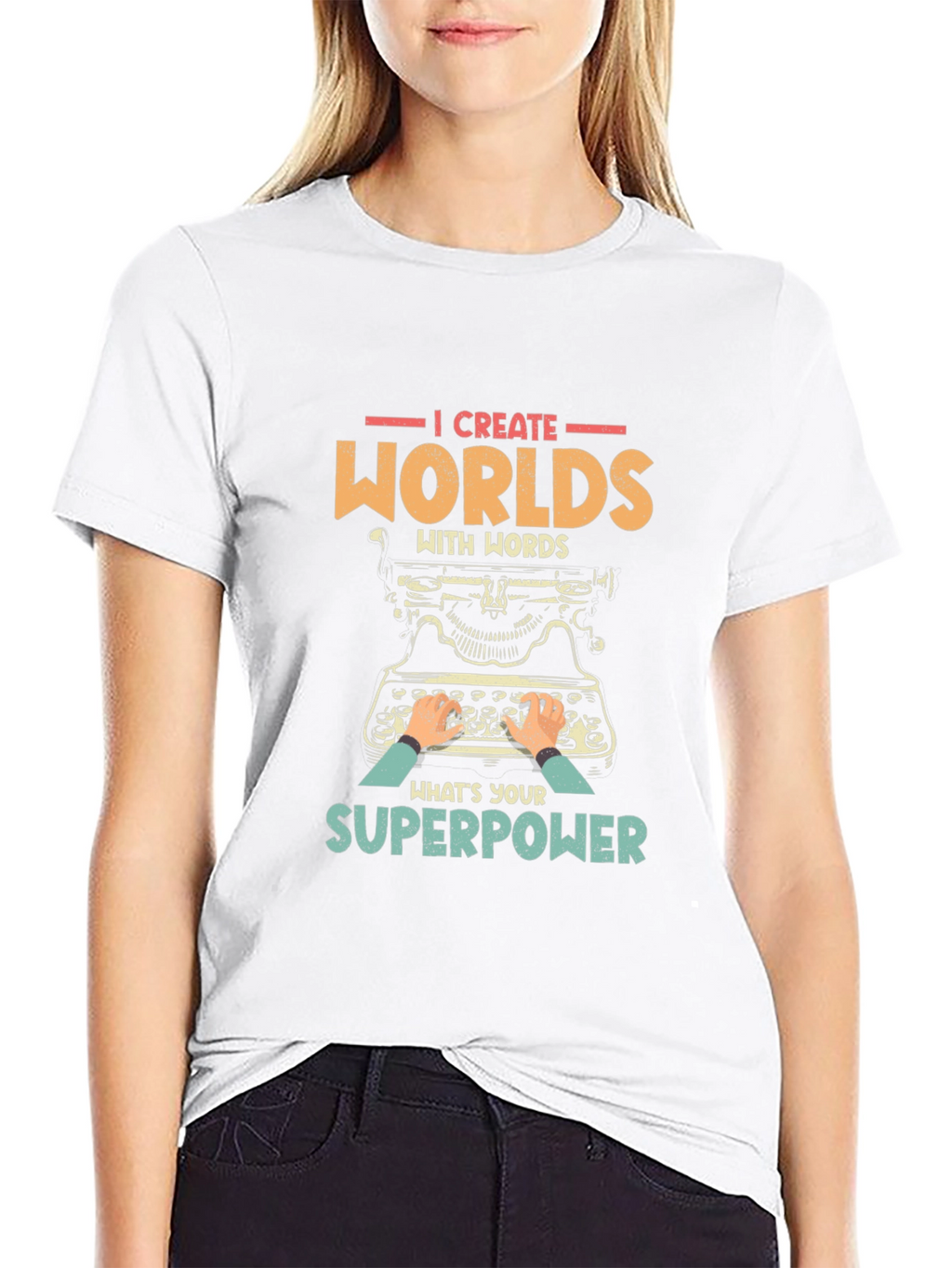 I Create Worlds T-Shirt - Writer Superpower Tee
