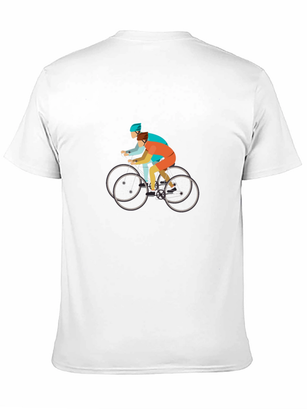 Cycling Tandem Black T-Shirt