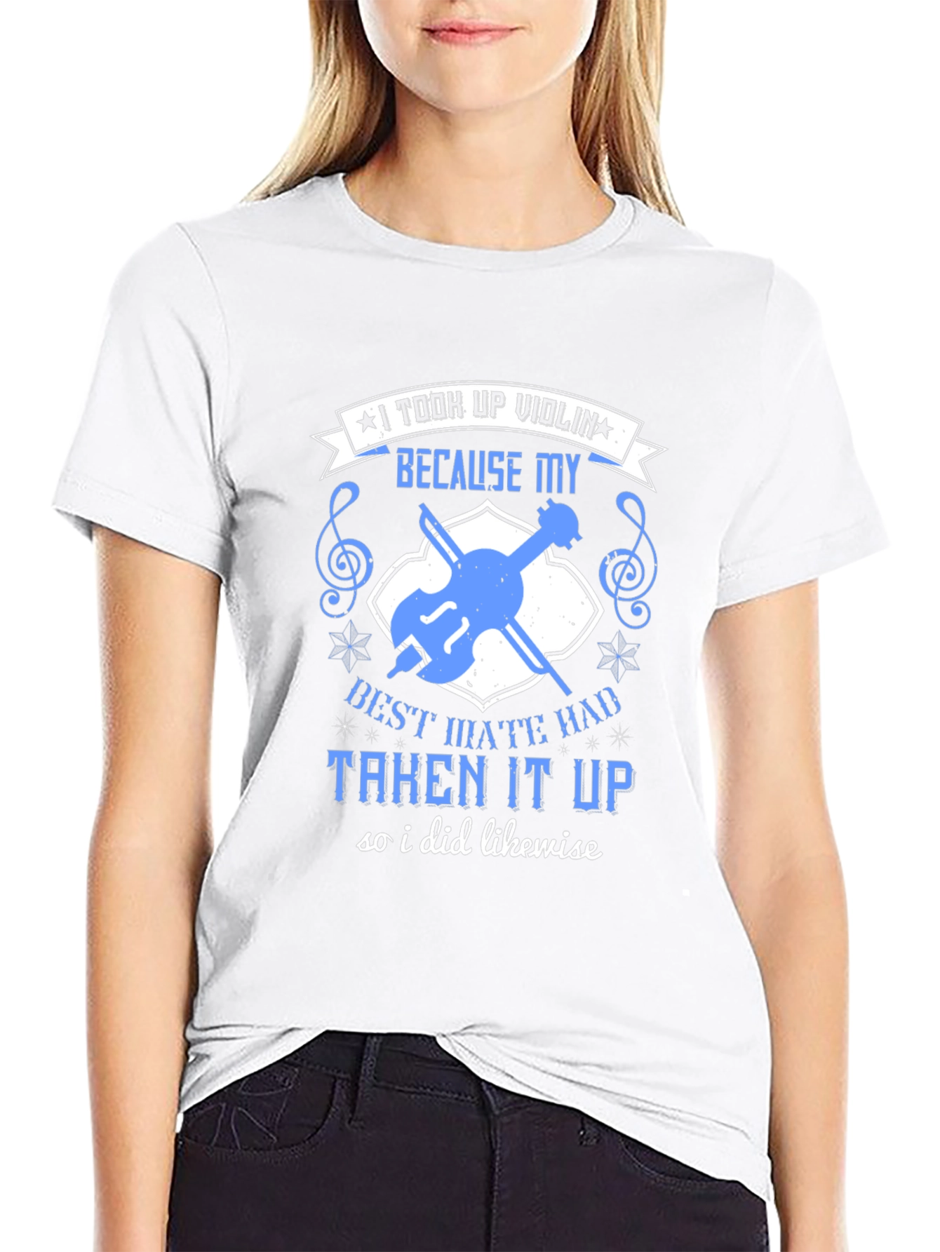 Violin T-Shirt: I Took Up Violin