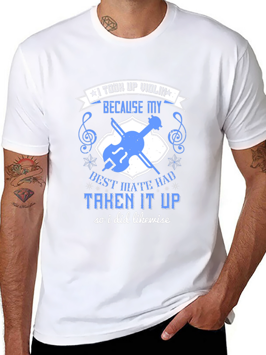 Violin T-Shirt: I Took Up Violin