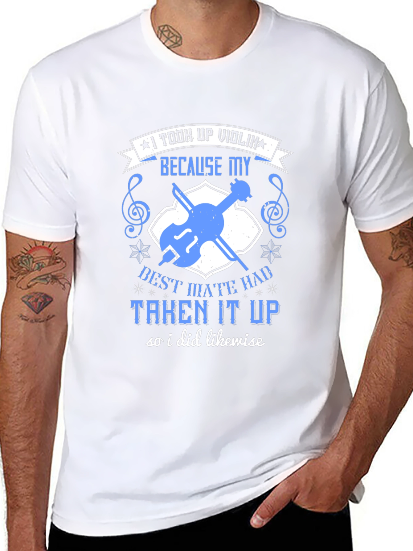 Violin T-Shirt: I Took Up Violin