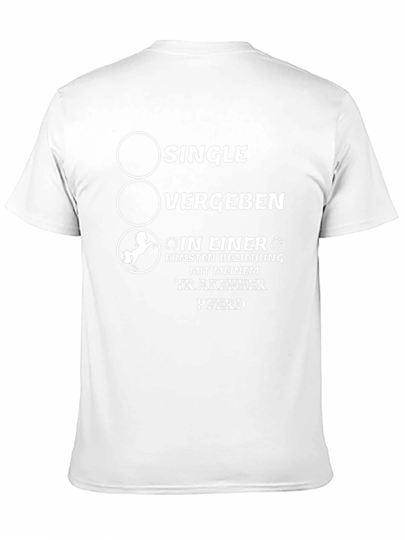 Single Vergeben T-Shirt Horse Lover Gift