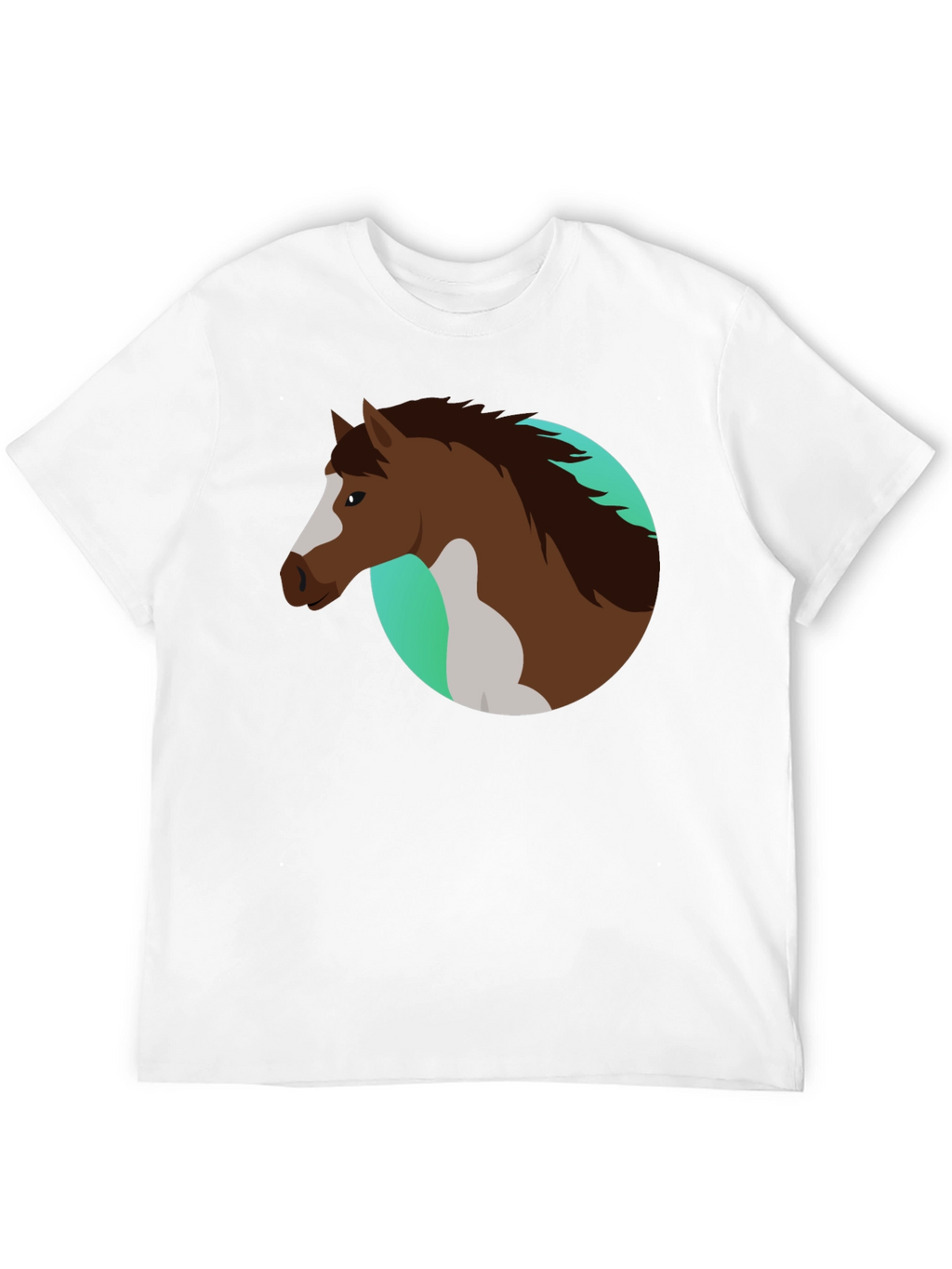 Horse Graphic Black T-Shirt - Equestrian Style