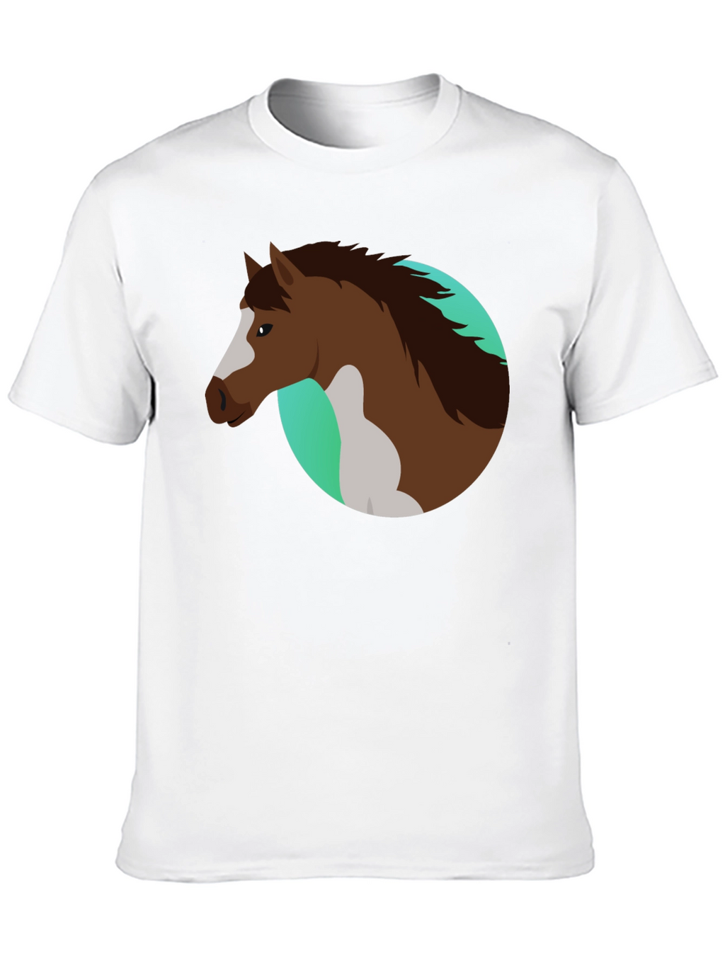 Horse Graphic Black T-Shirt - Equestrian Style