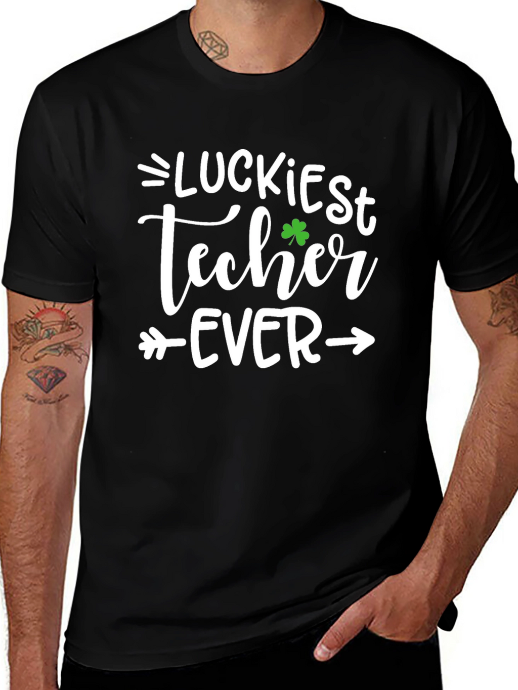 Luckiest Teacher Ever St. Patricks Day T-Shirt