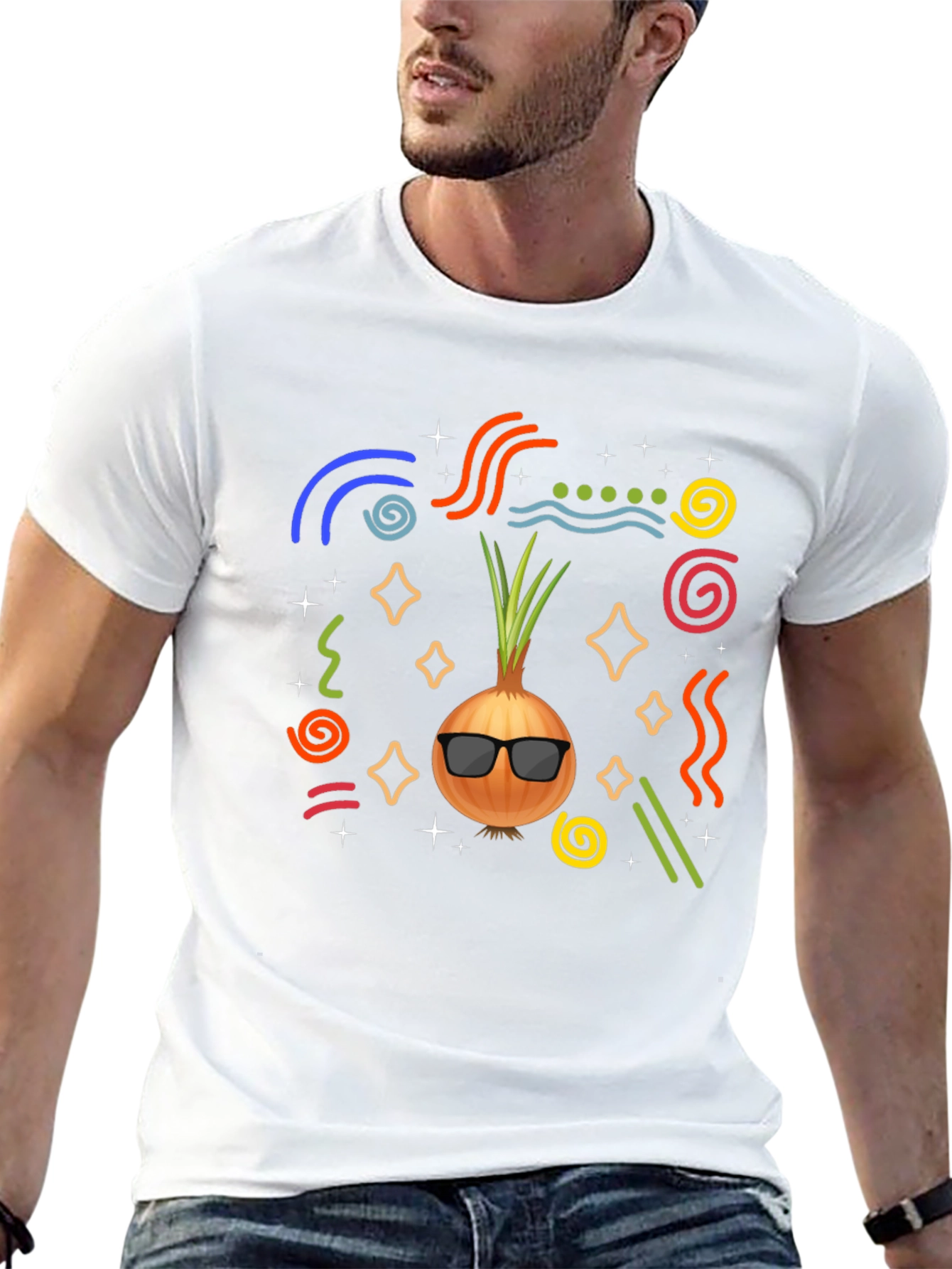 Cool Onion Graphic T-Shirt