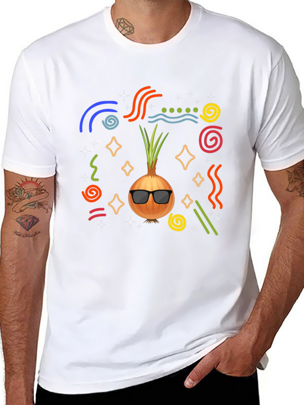 Cool Onion Graphic T-Shirt