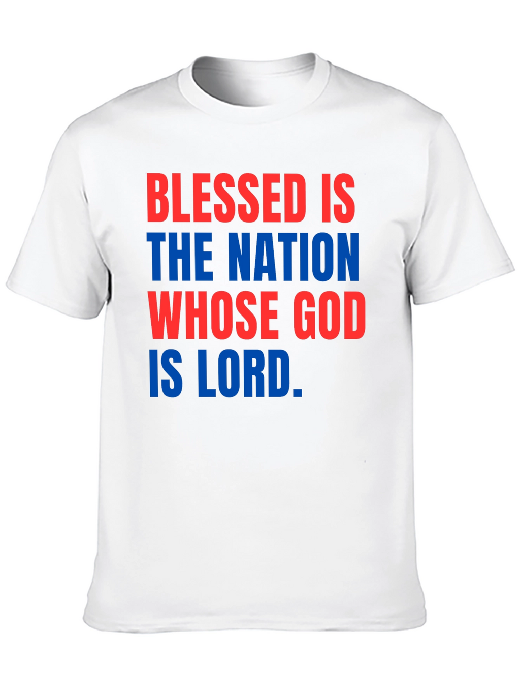 Blessed Nation Graphic Tee - Patriotic Christian Apparel