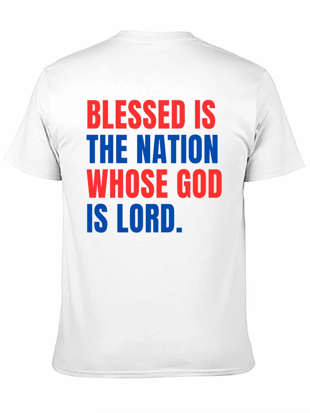 Blessed Nation Graphic Tee - Patriotic Christian Apparel