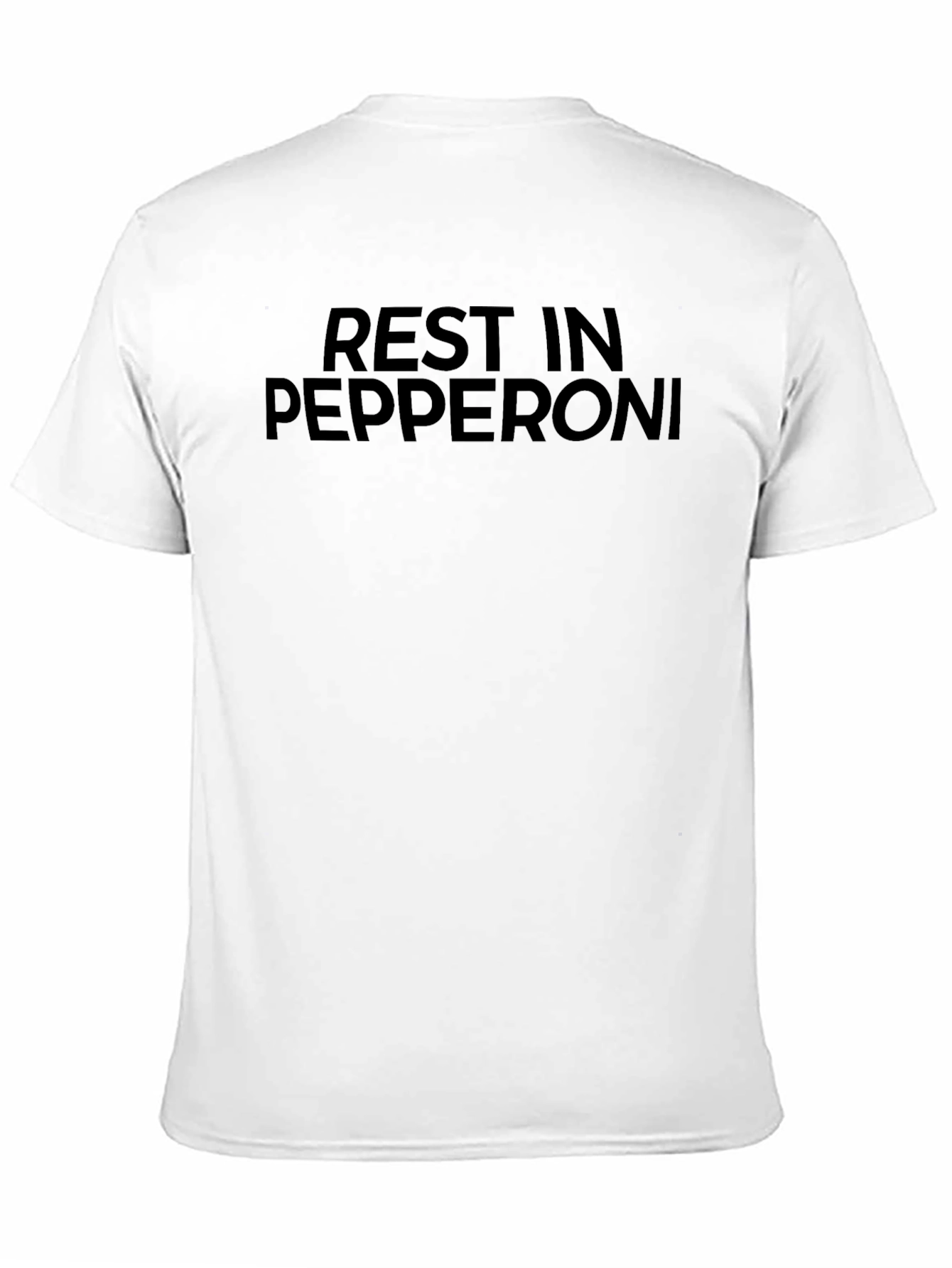 Rest In Pepperoni T-Shirt - Funny Graphic Tee