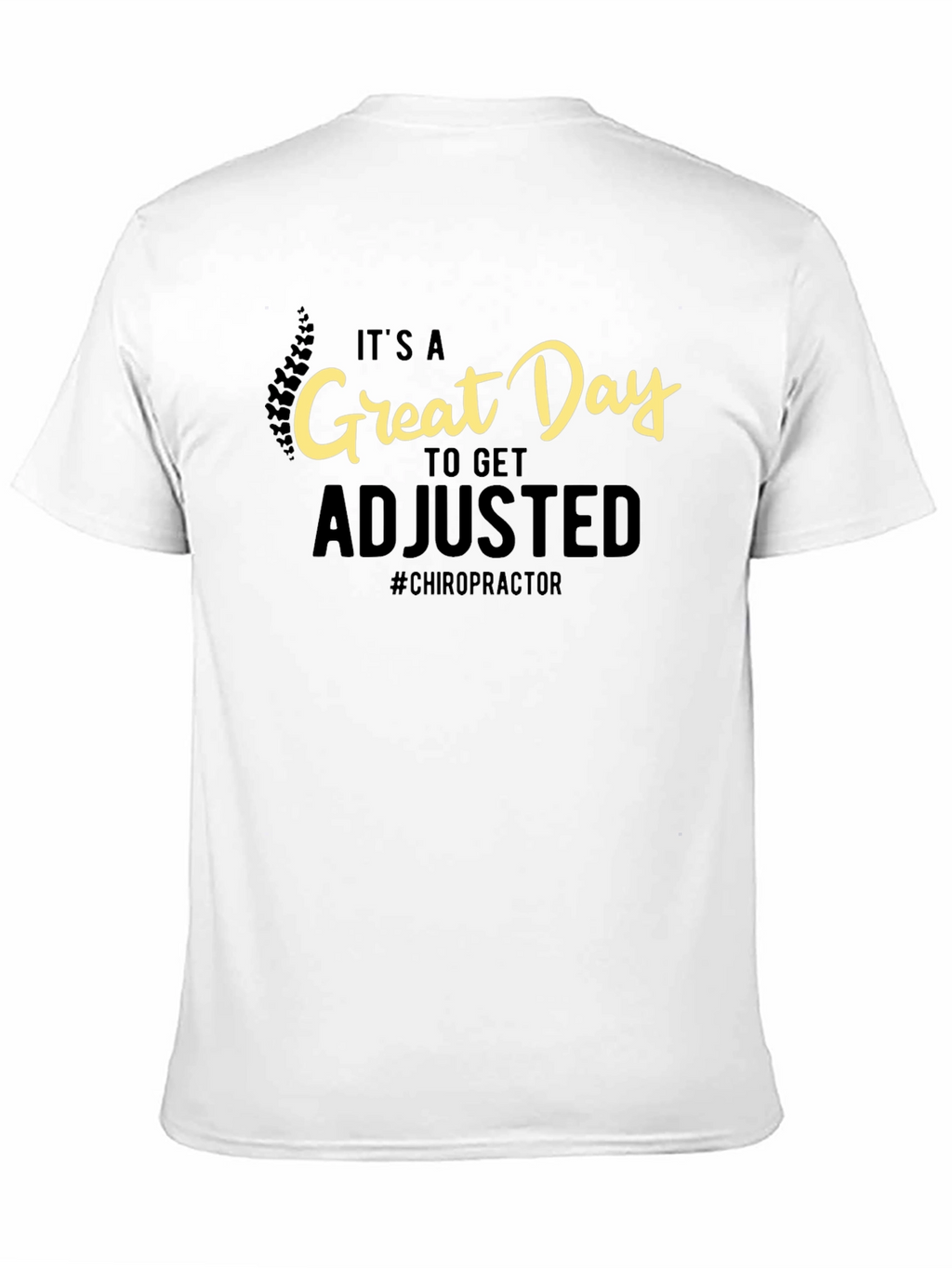 Chiropractor Adjustment Black T-Shirt