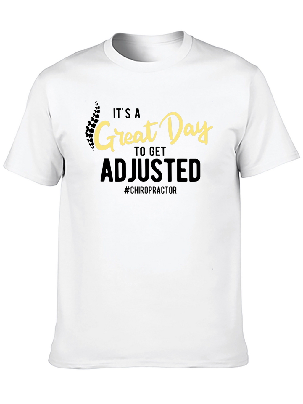 Chiropractor Adjustment Black T-Shirt