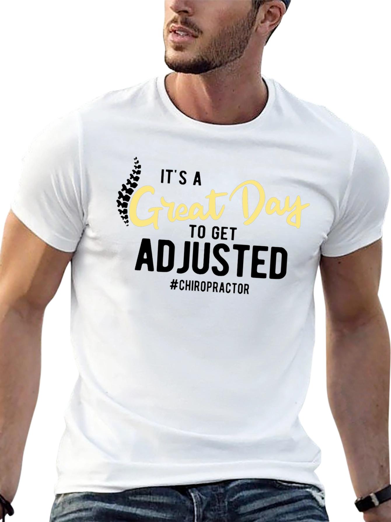 Chiropractor Adjustment Black T-Shirt