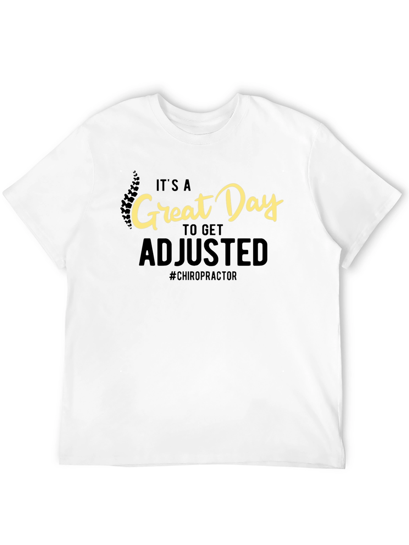 Chiropractor Adjustment Black T-Shirt