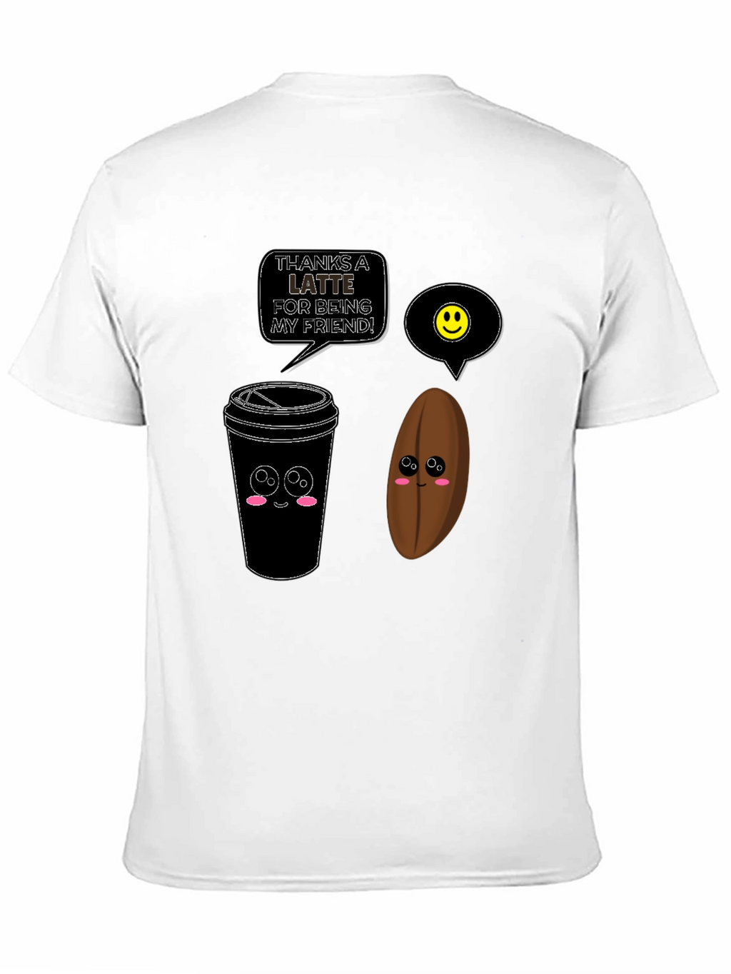 Thanks A Latte Funny Coffee T-Shirt