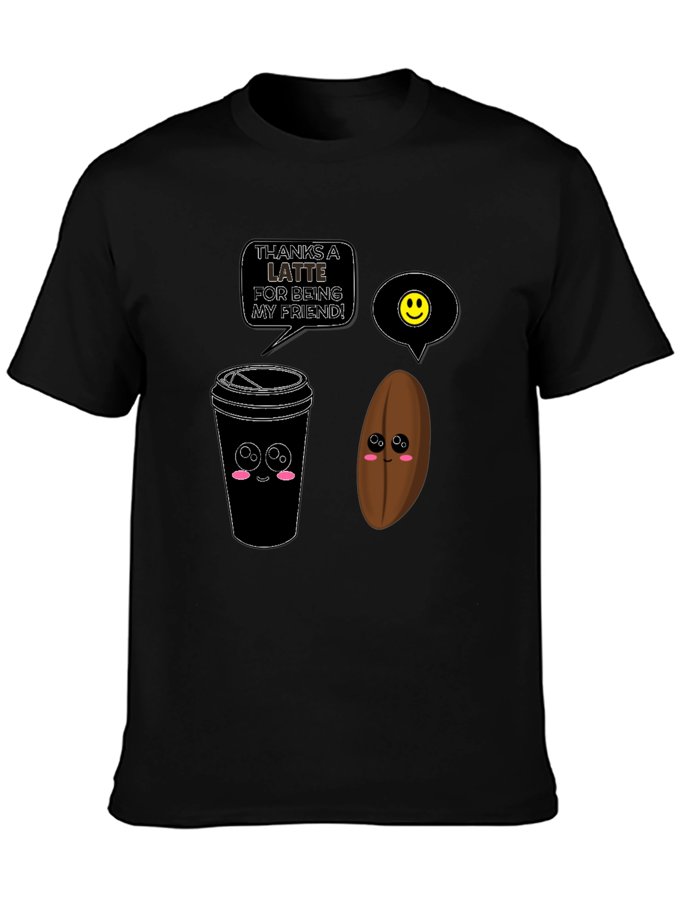 Thanks A Latte Funny Coffee T-Shirt