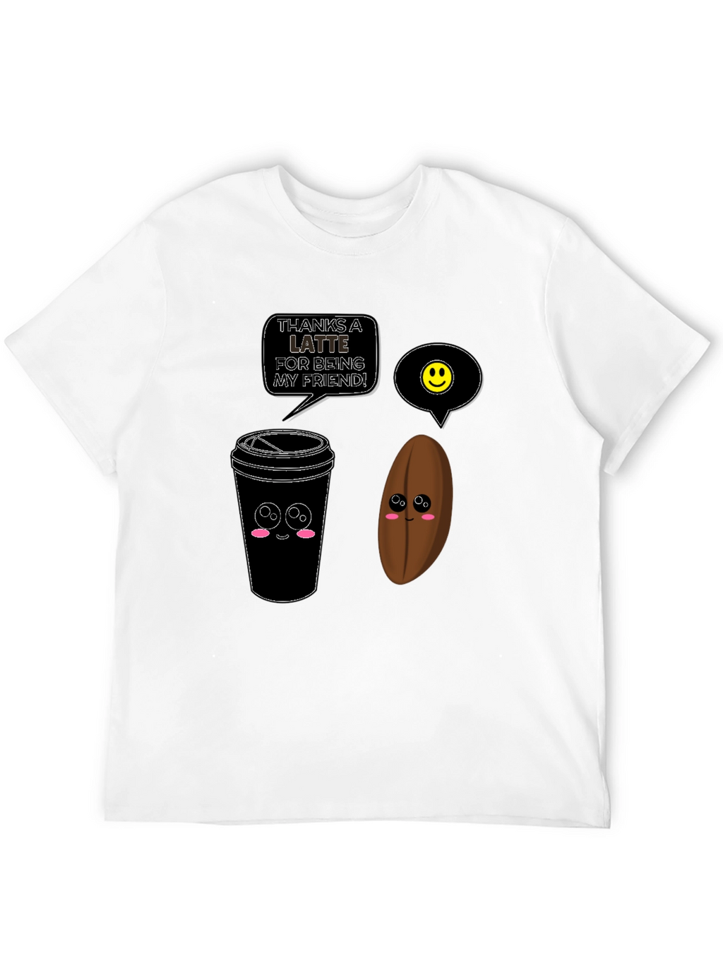 Thanks A Latte Funny Coffee T-Shirt