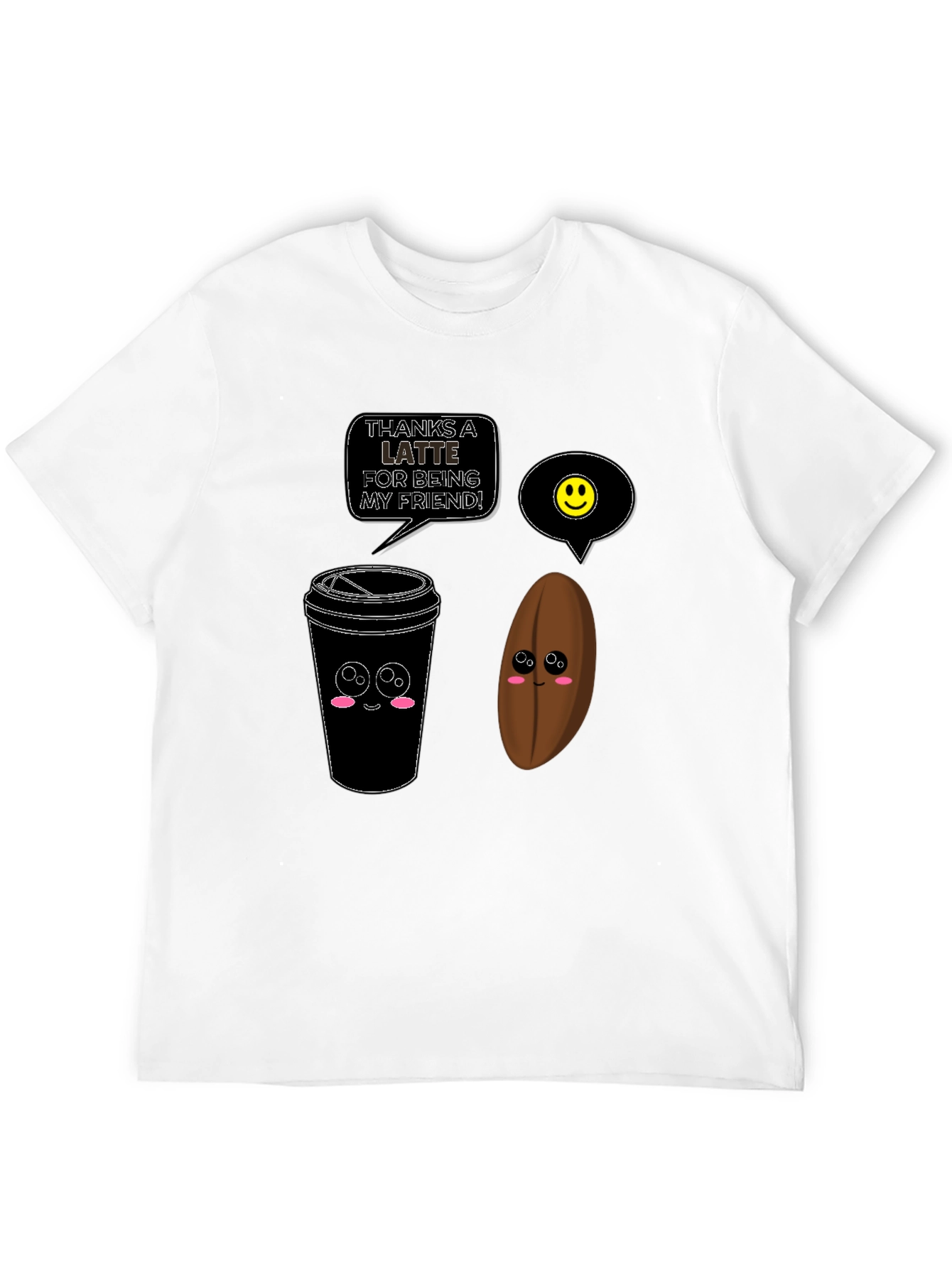 Thanks A Latte Funny Coffee T-Shirt