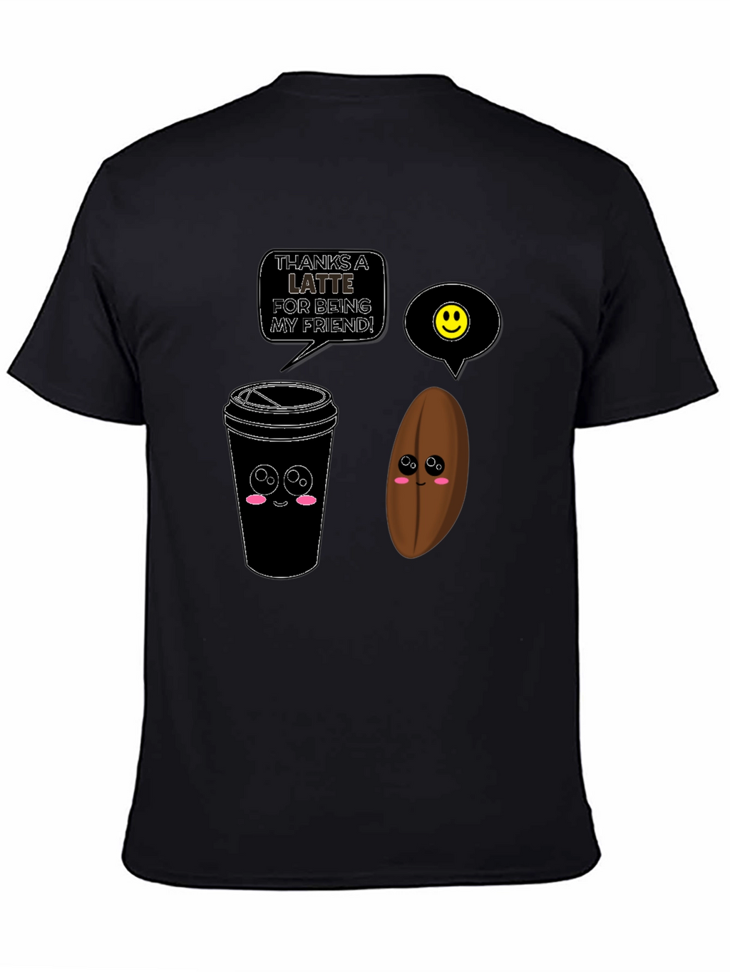 Thanks A Latte Funny Coffee T-Shirt