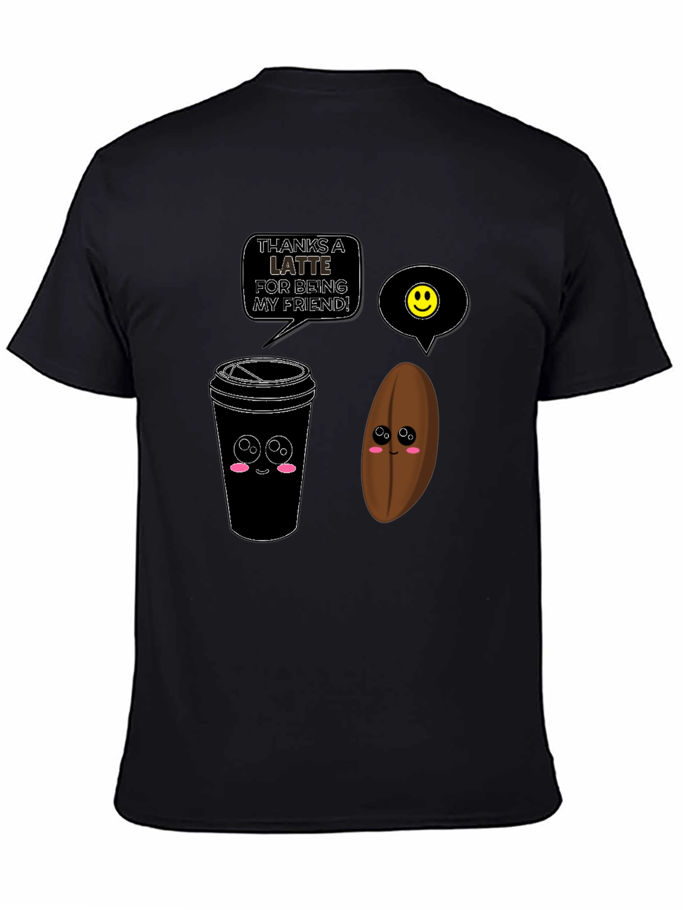 Thanks A Latte Funny Coffee T-Shirt