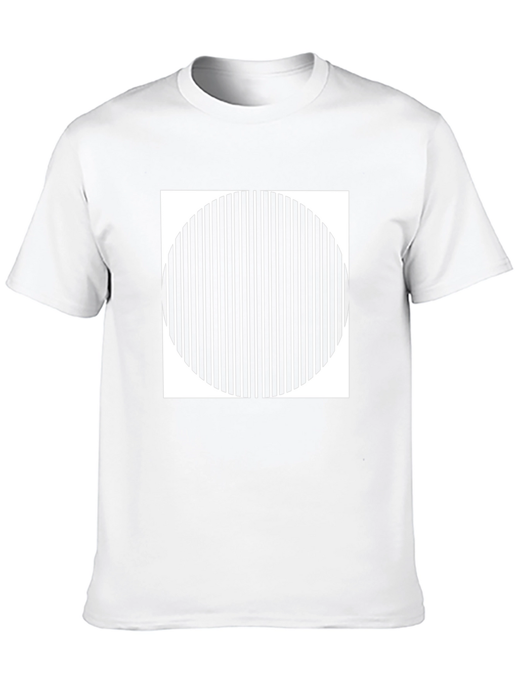 Optical Illusion Graphic Tee - Modern Design