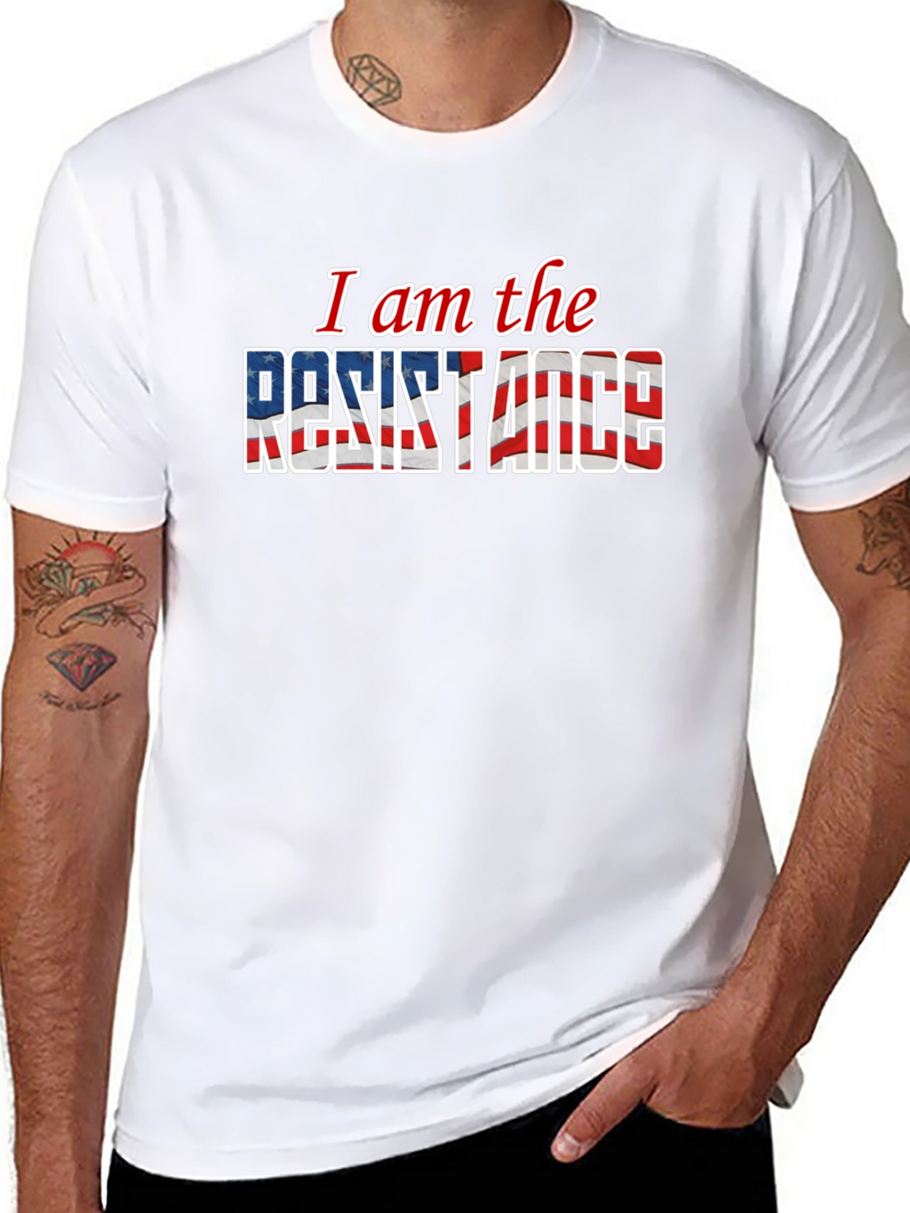 I Am The Resistance American Flag T-Shirt
