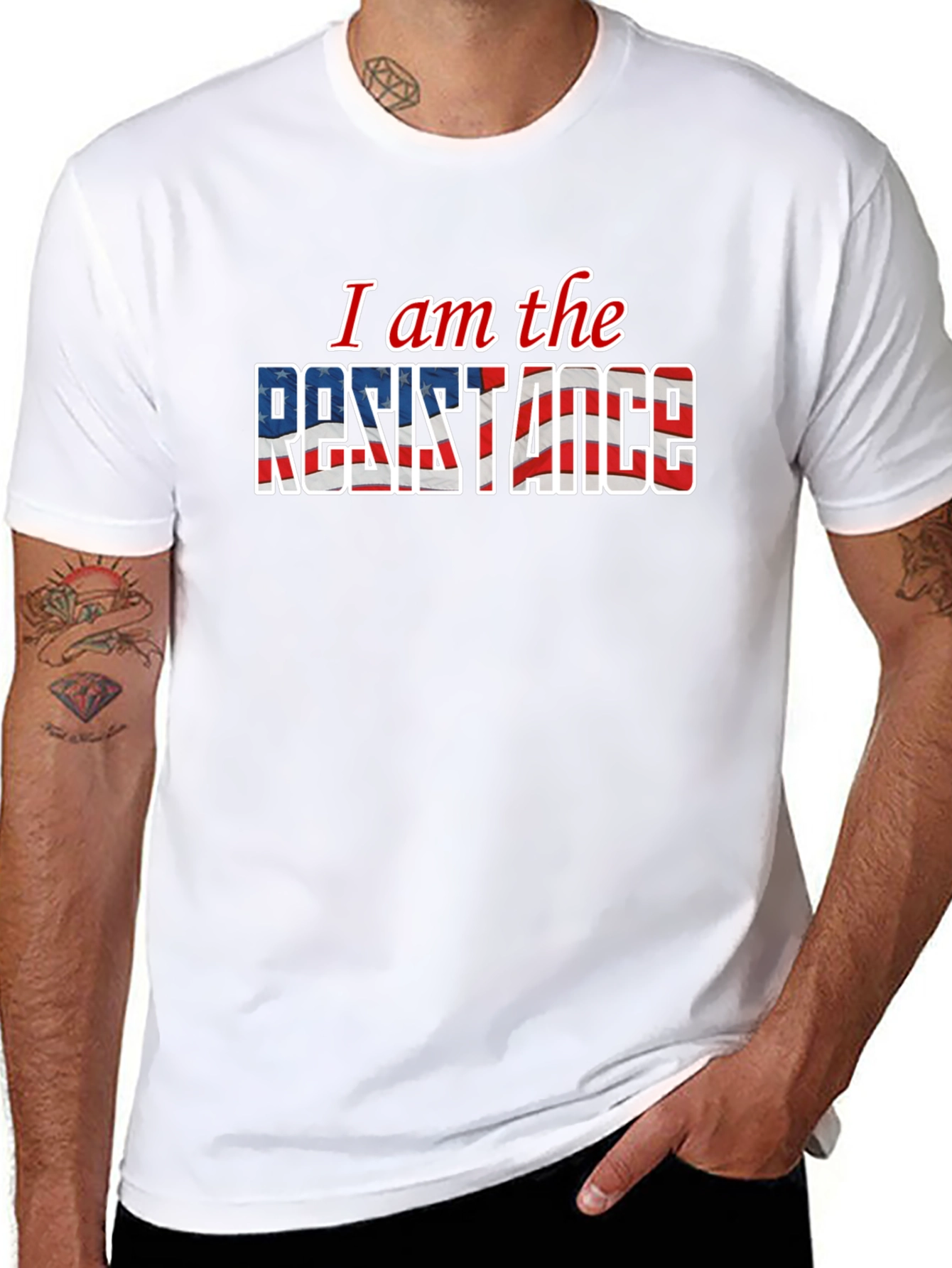 I Am The Resistance American Flag T-Shirt