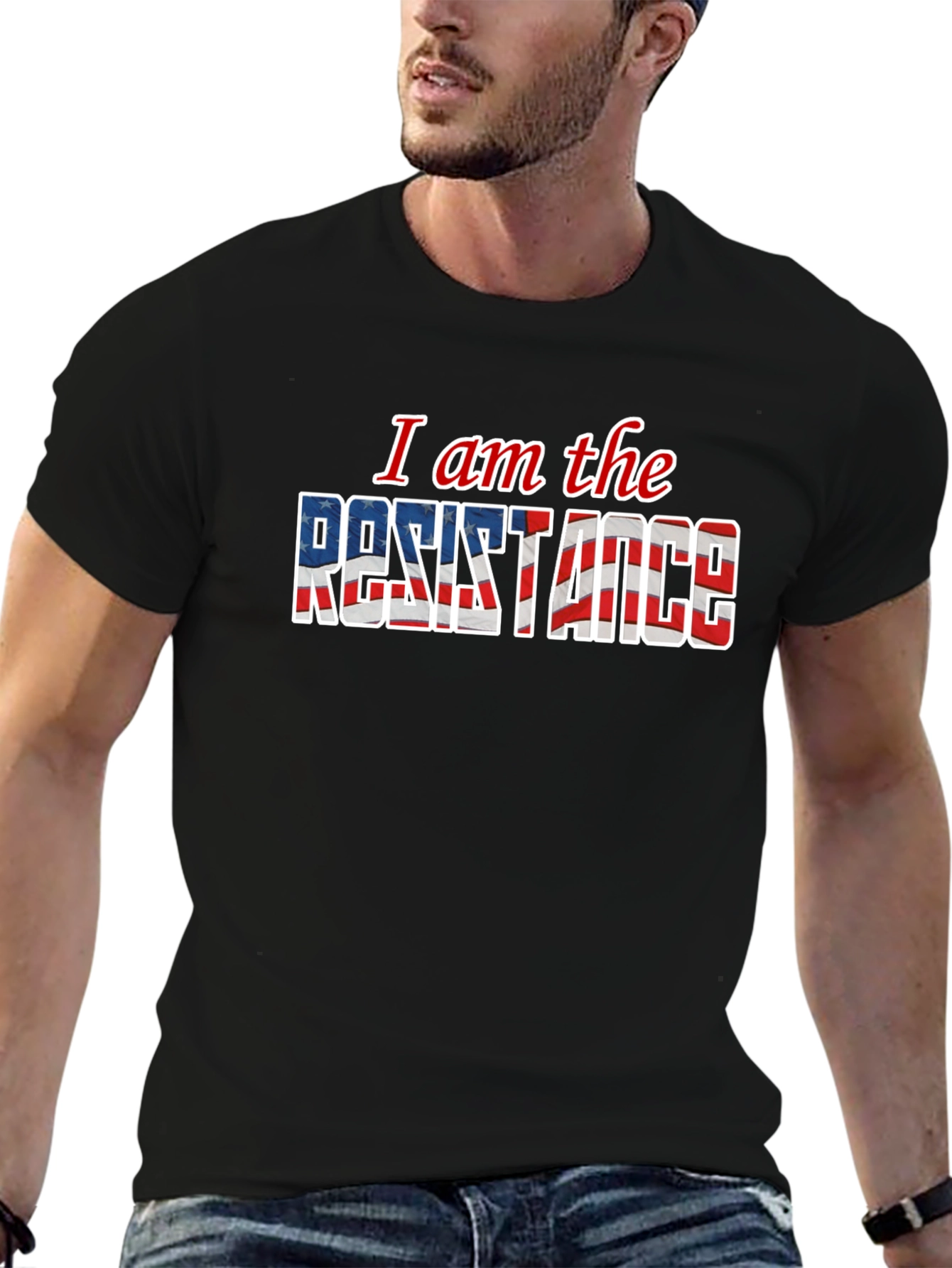 I Am The Resistance American Flag T-Shirt