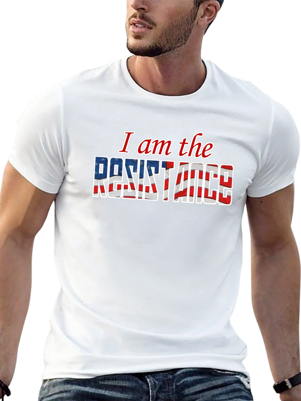 I Am The Resistance American Flag T-Shirt