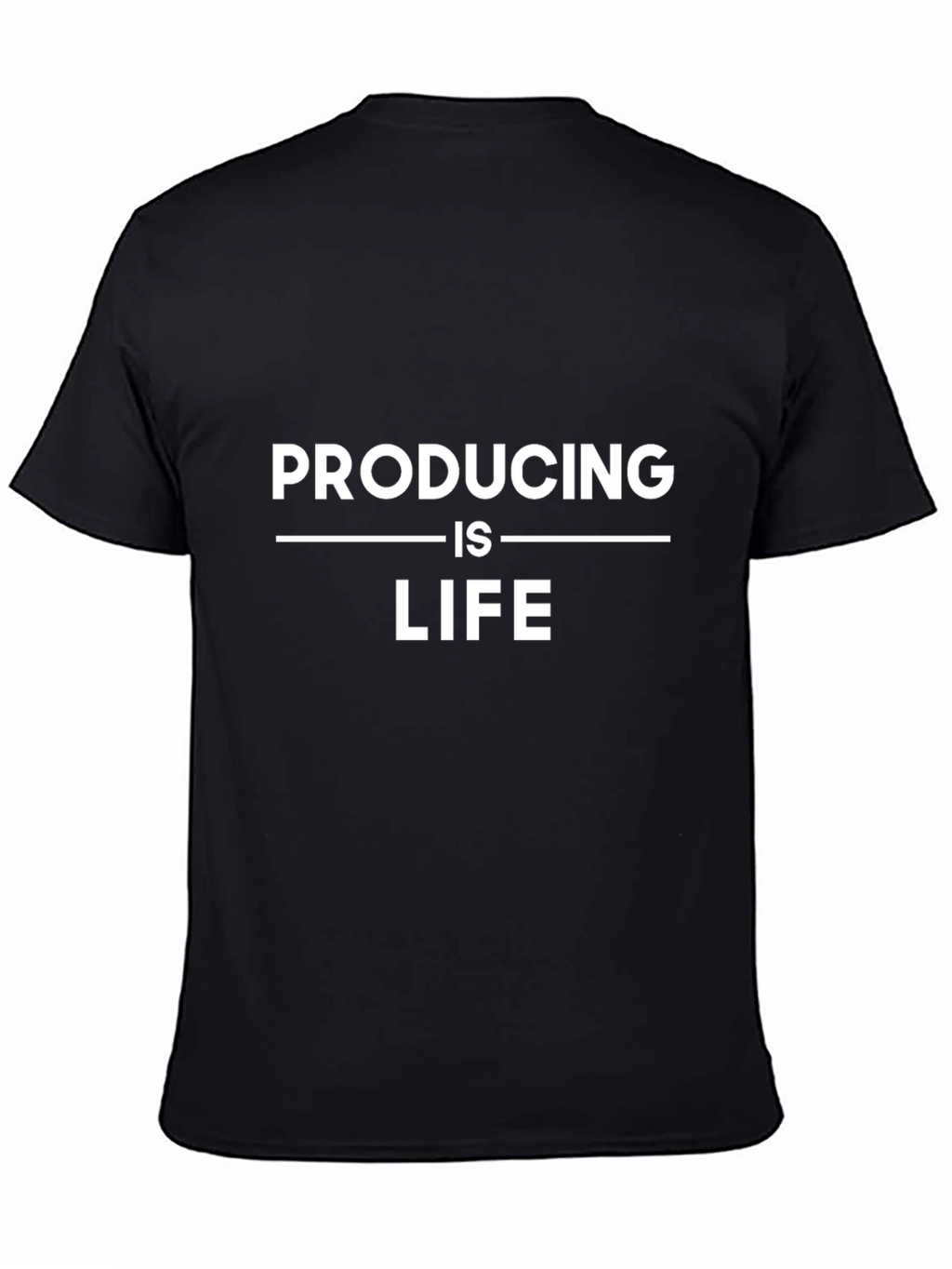Producing is Life Graphic Tee - Black
