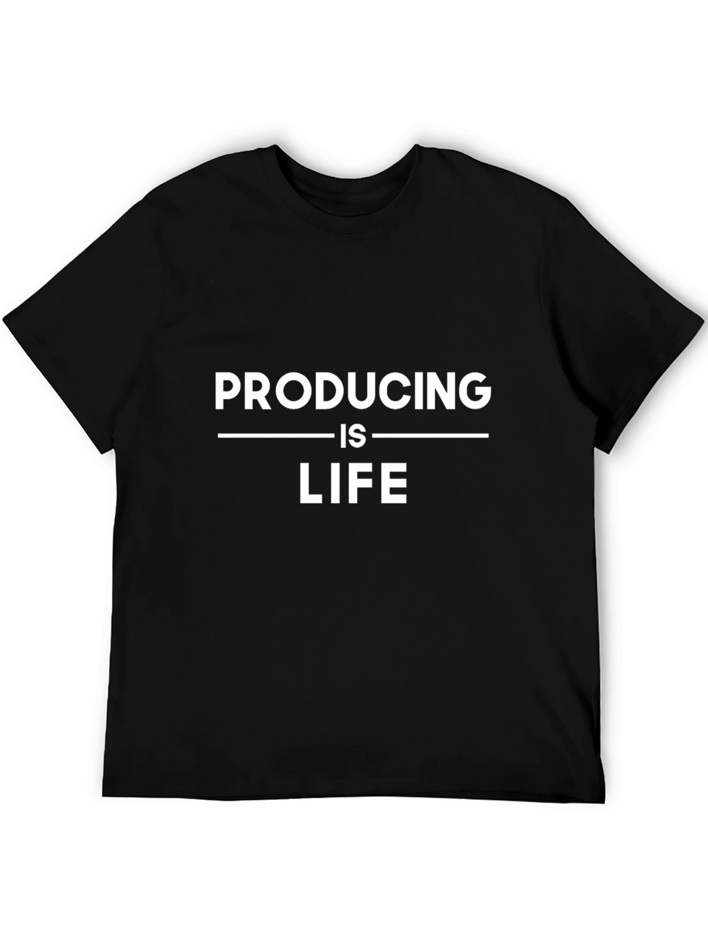 Producing is Life Graphic Tee - Black