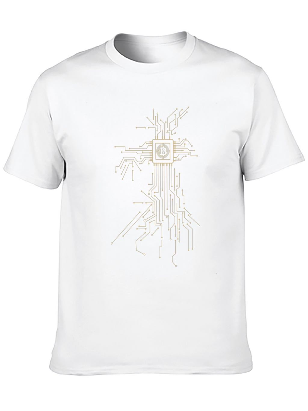 Bitcoin Circuit Board Black T-Shirt