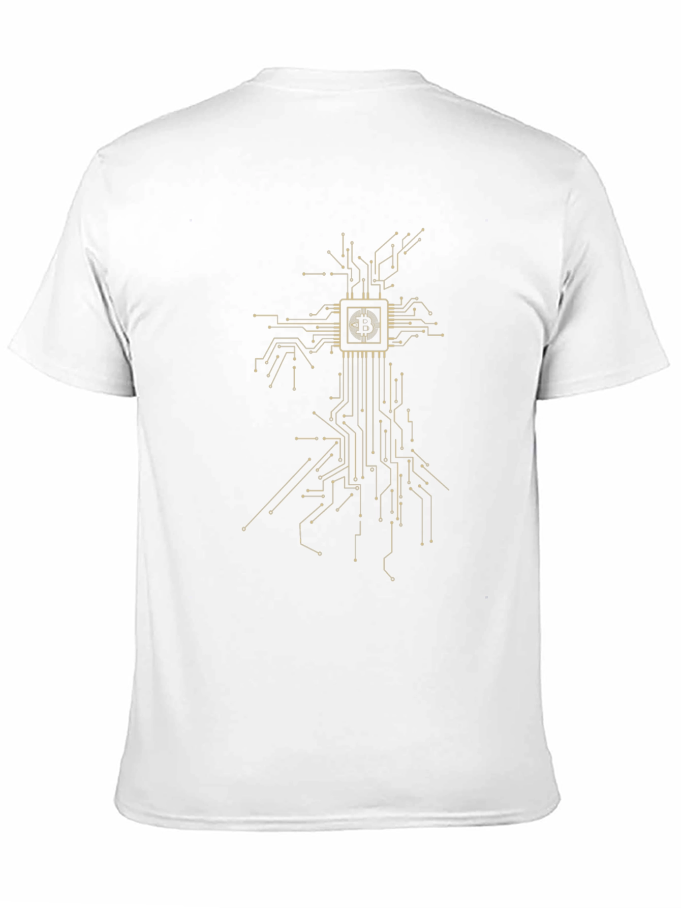 Bitcoin Circuit Board Black T-Shirt