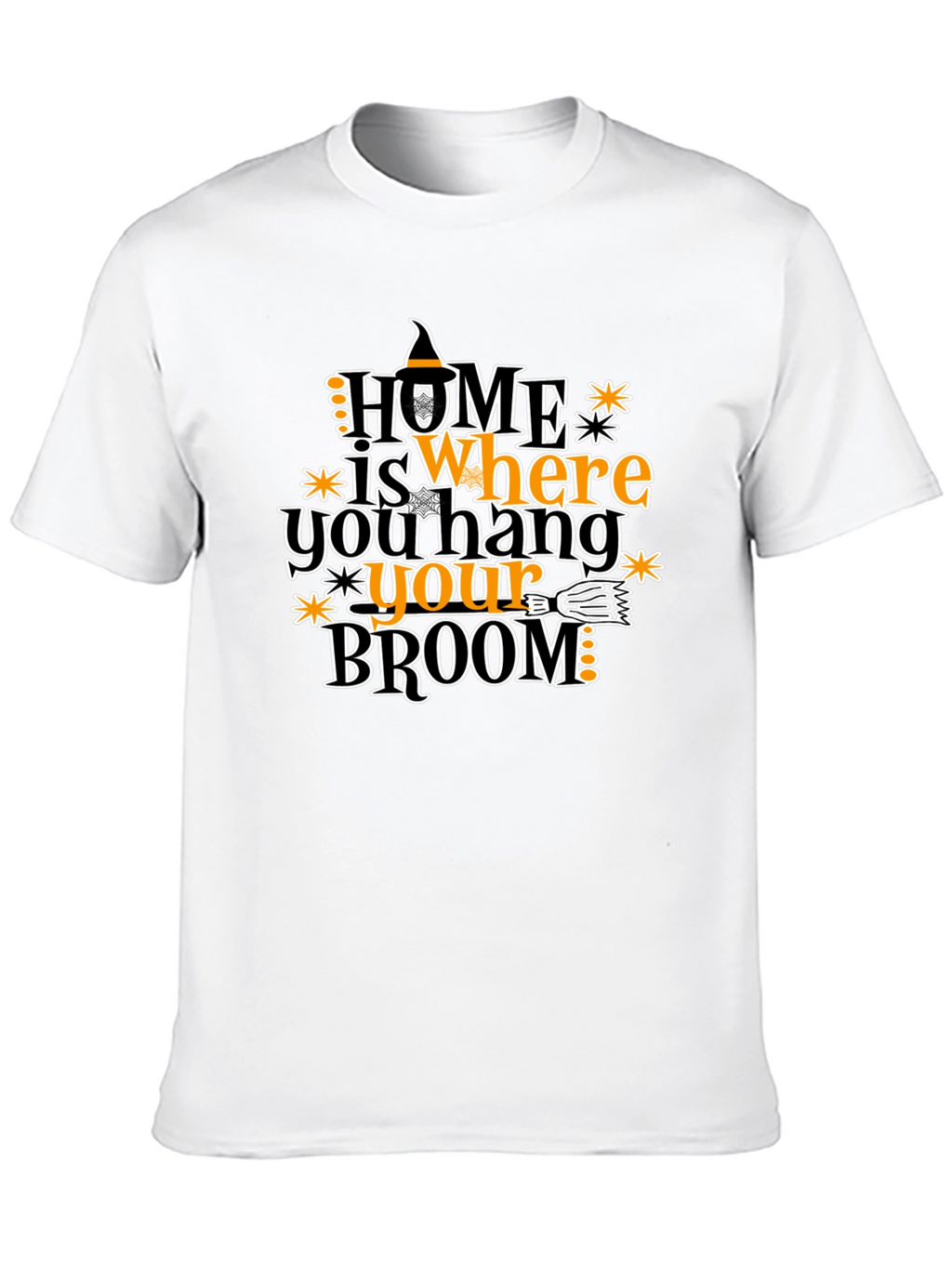 Halloween Witch Broom T-Shirt