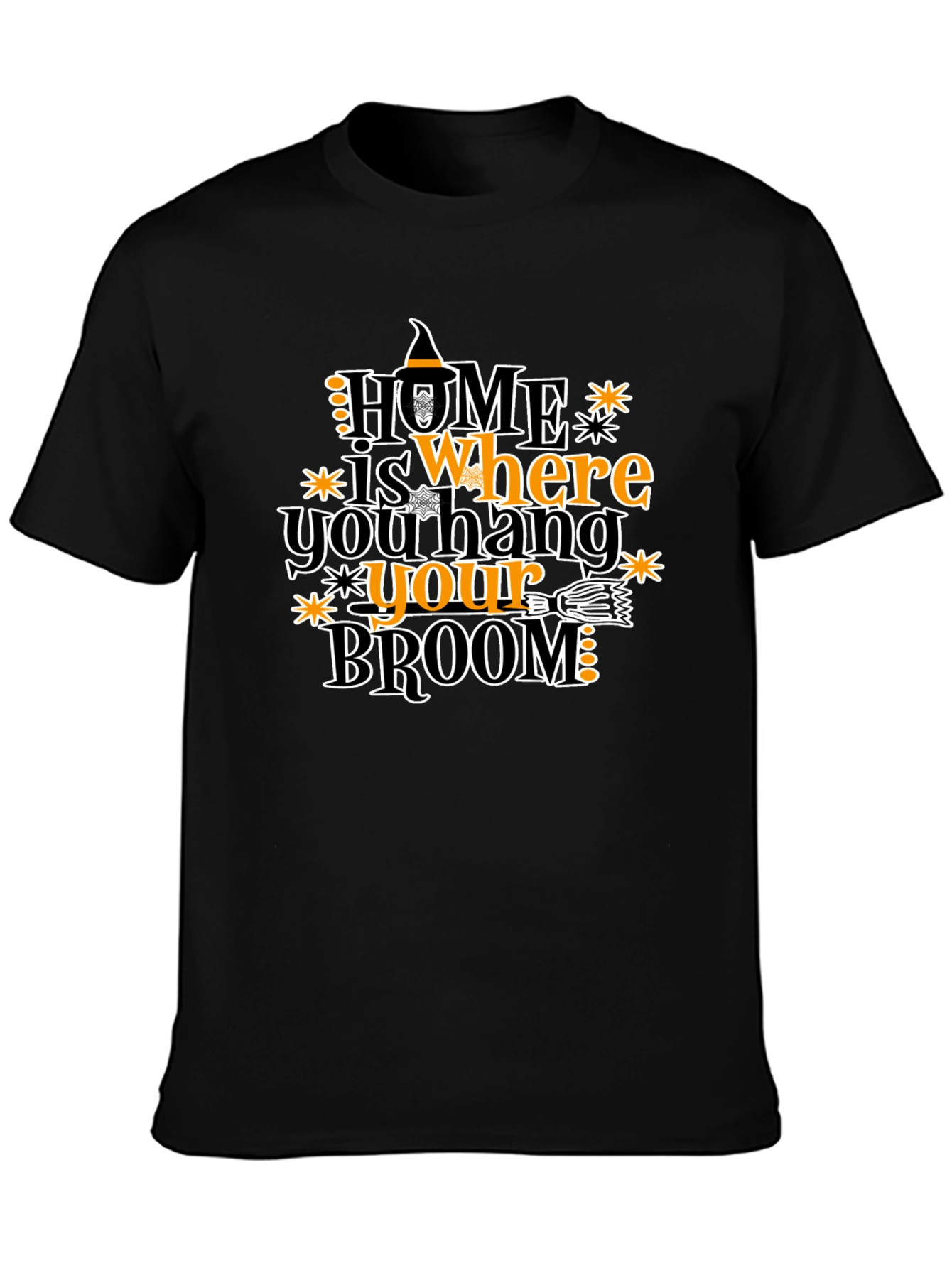 Halloween Witch Broom T-Shirt