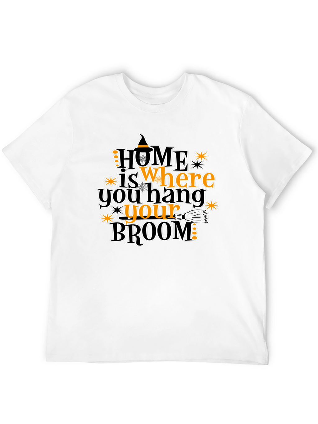 Halloween Witch Broom T-Shirt