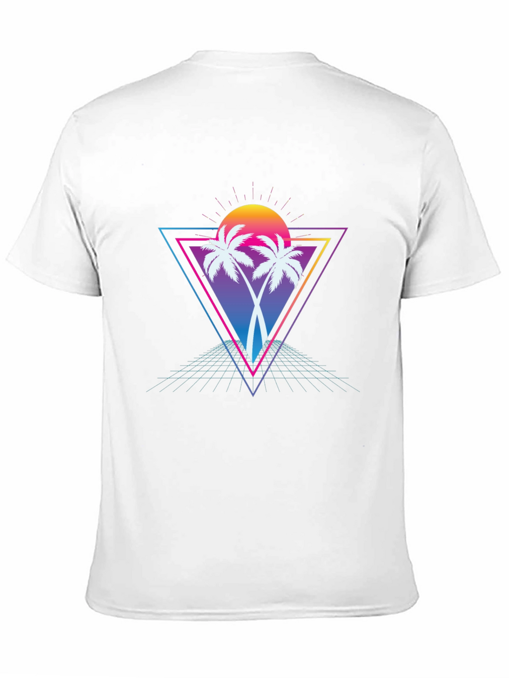 Retro Palm Tree T-Shirt - Vaporwave Style