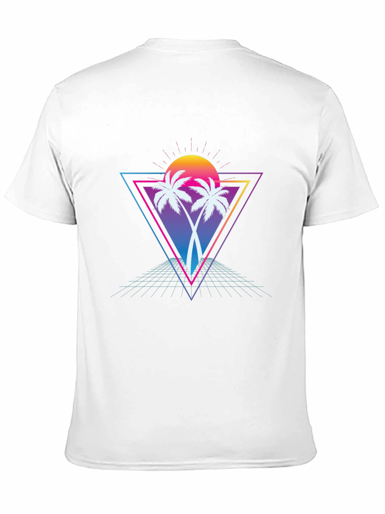 Retro Palm Tree T-Shirt - Vaporwave Style