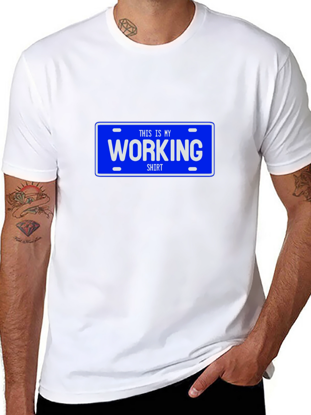 This Is My Working Shirt Novelty Tee