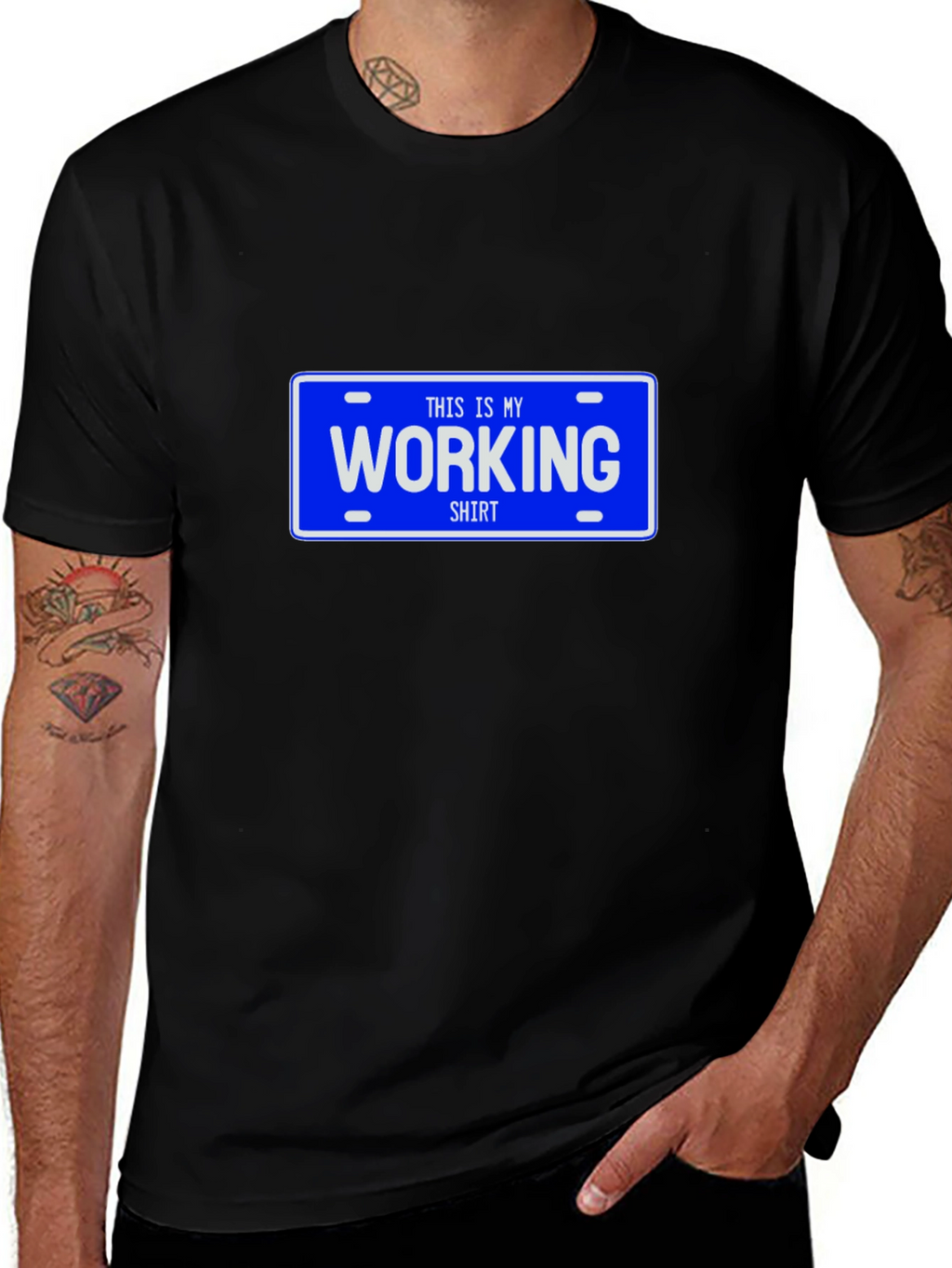 This Is My Working Shirt Novelty Tee