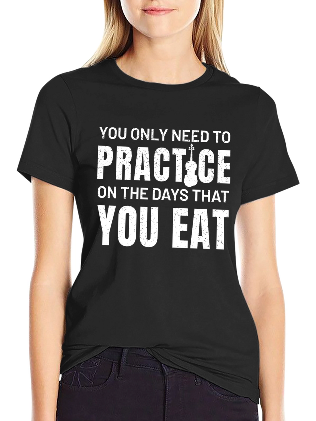 Practice Violin T-Shirt - Eat Days
