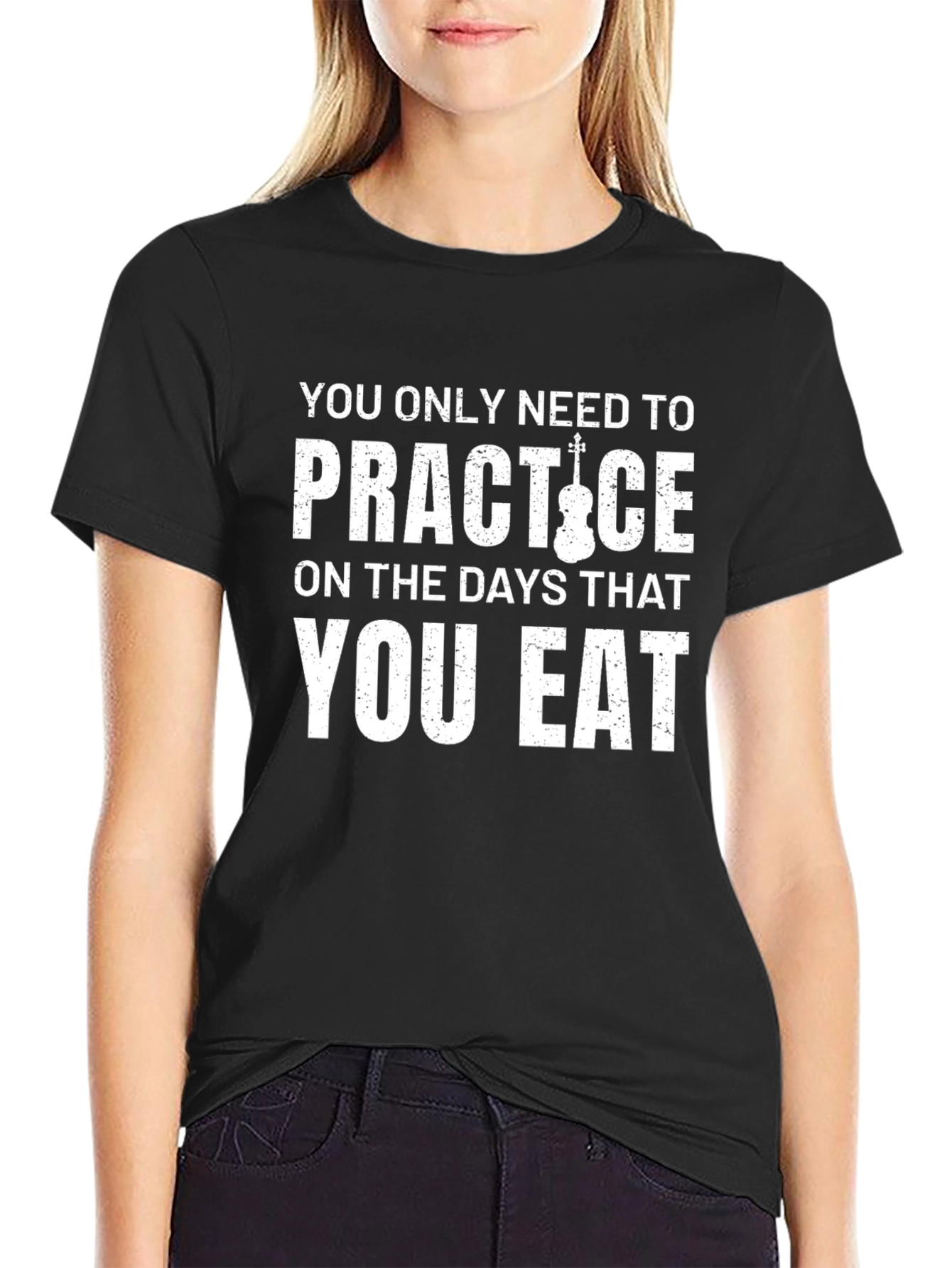 Practice Violin T-Shirt - Eat Days