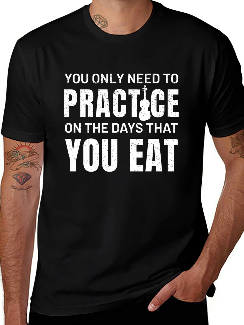 Practice Violin T-Shirt - Eat Days
